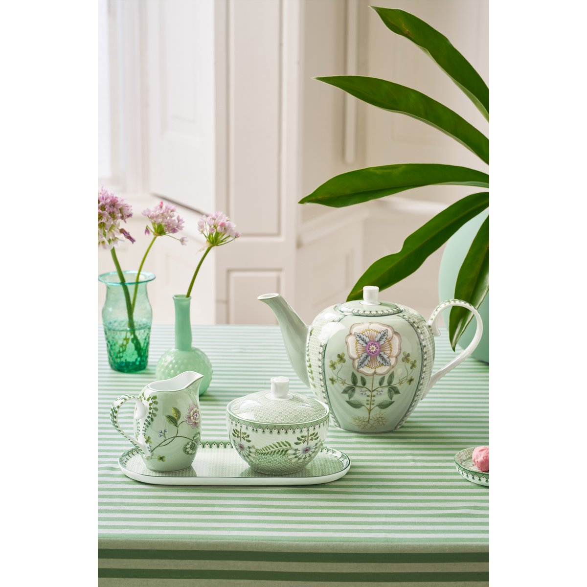 Sugar Bowl Lily&Lotus Tiles Light Green 300ml