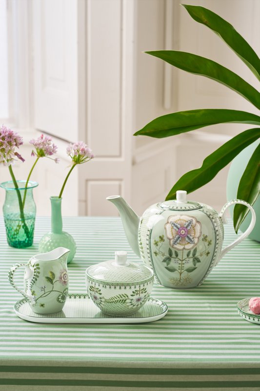 Sugar Bowl Lily&Lotus Tiles Light Green 300ml