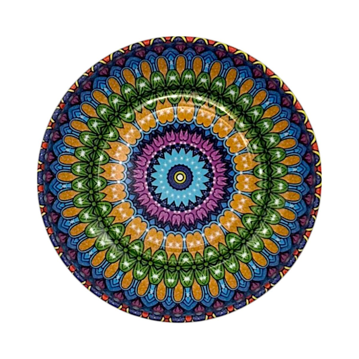Metalen kom - Mandala 3 - Medium - 9 cm
