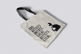 Mini sac fourre-tout Graffiti de Banksy - Les mauvais artistes imitent