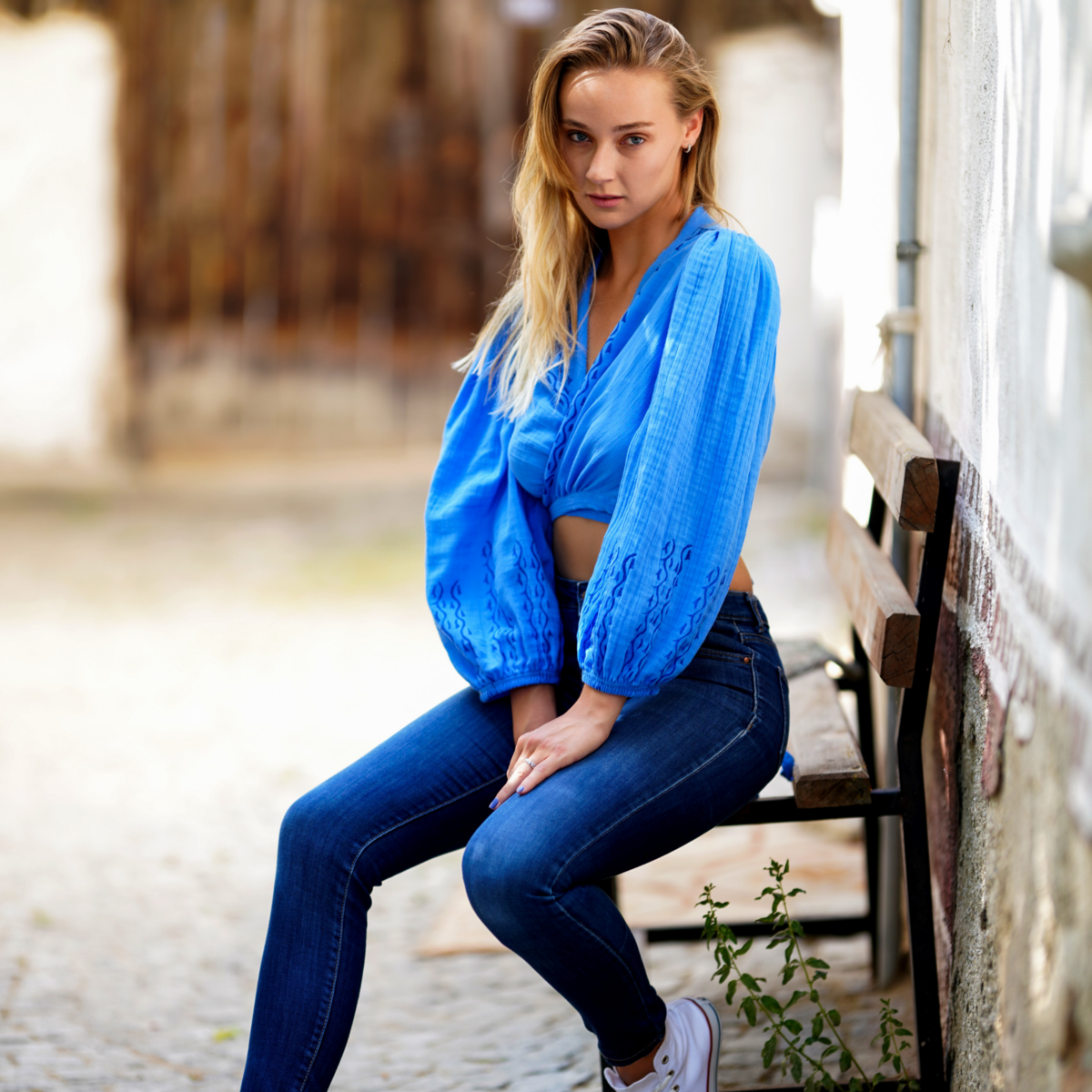 Crop Top - Muselina De Doble Gasa