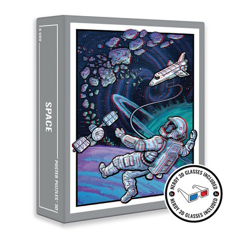 Space 3D Jigsaw Puzzle (500 pieces)