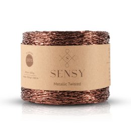 Sensy Premium 350 iarde % 100 filato ritorto metallizzato poliestere