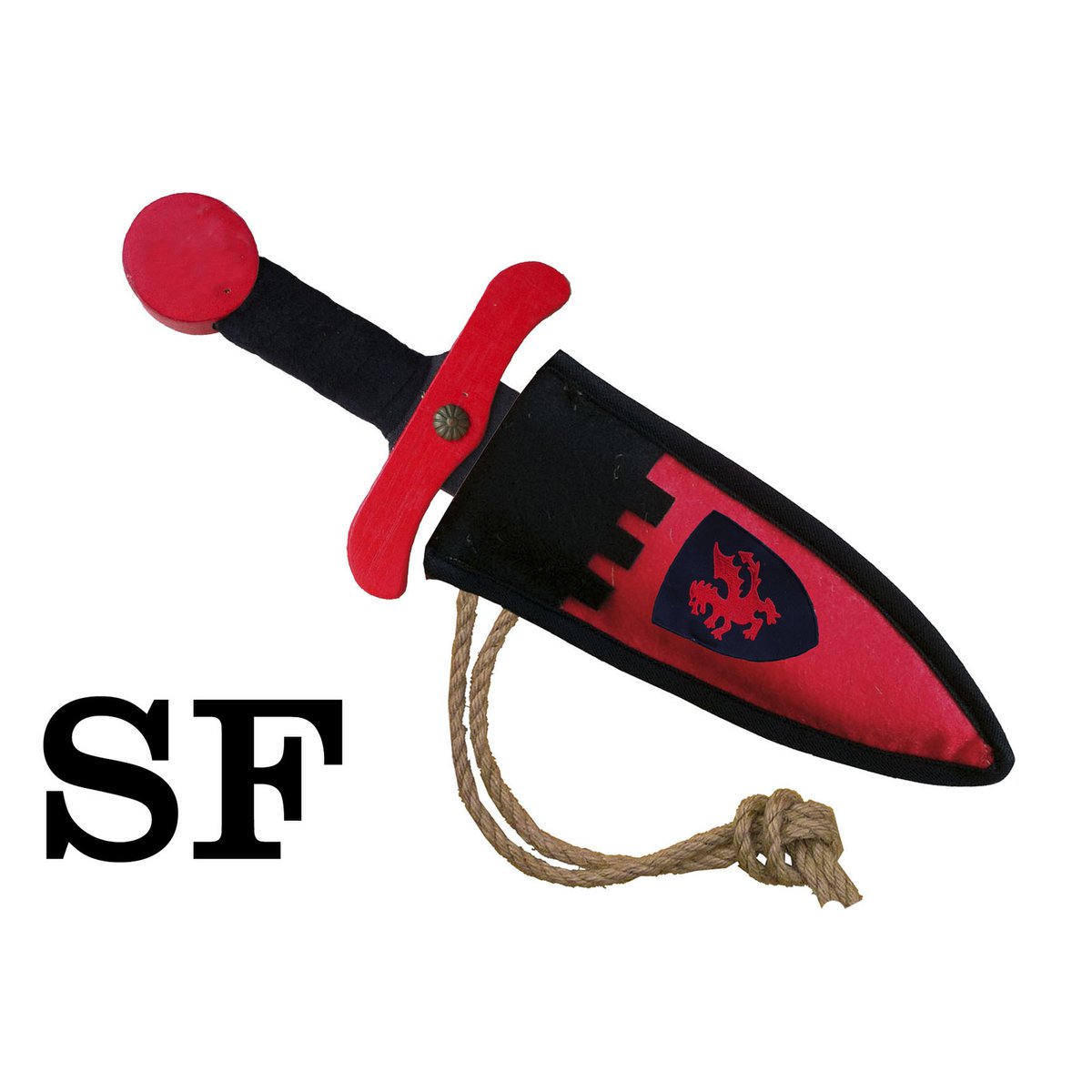 DAGGER SOFTIK RED + DRAGON POUCH - ST706F