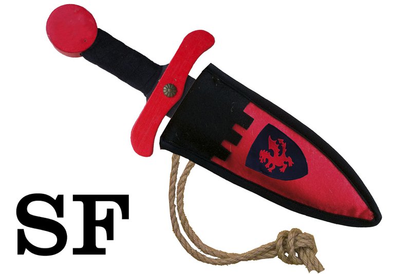 DAGGER SOFTIK RED + DRAGON POUCH - ST706F