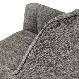 Ciara armchair [set of 2] [linen fabric] [360-degree swivel base]