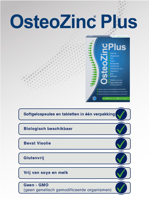 Osteozink Plus | Dagligt kosttilskud