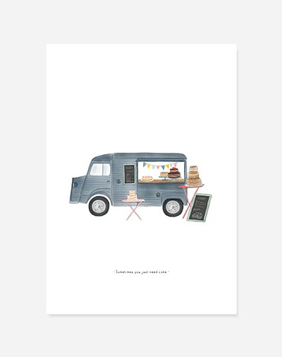 Ciężarówka z jedzeniem Happy Camper