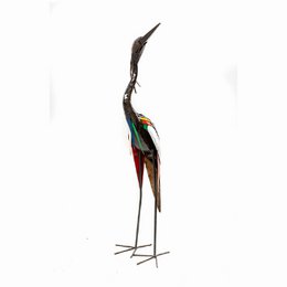 METAAL KLEURRIJKE REIGER MEDIUM