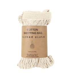 Bolsa de compras de algodón WS Natural