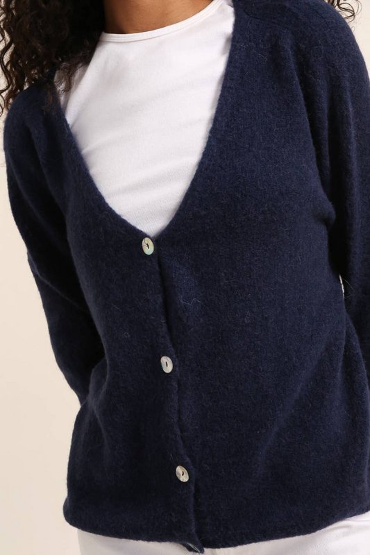 Gilet cardigan col V RÉF. 1026