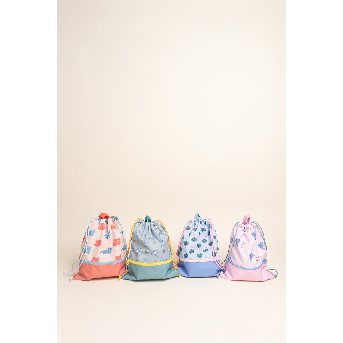 Drawstring Bag Dancing Hearts