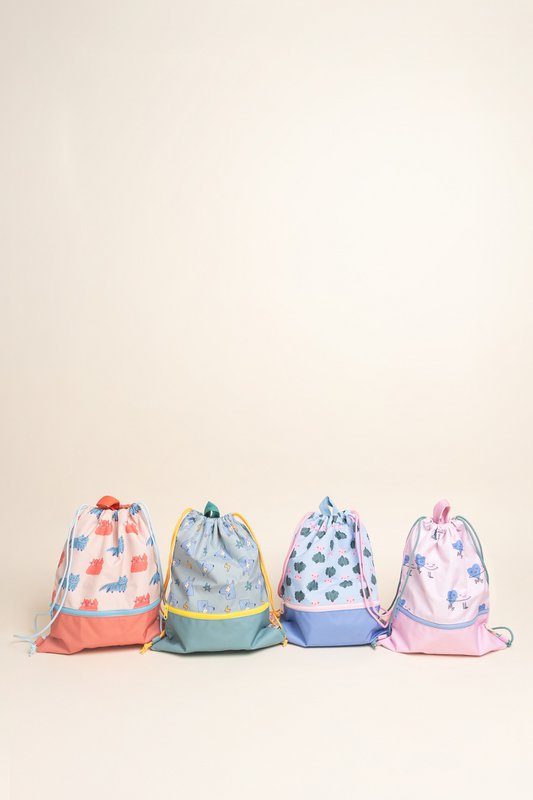 Drawstring Bag Dancing Hearts