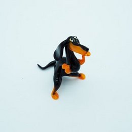 Stående Gravhund glasdyr