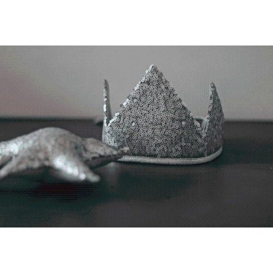 “Silver Sequins” Crown