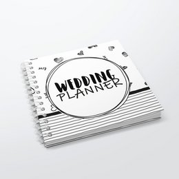 Fill-in Book SilliBeads - My Wedding Planner Fill-in Book - Hardcover Wire-o (SORT/HVID RANGE)