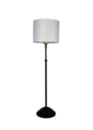 Abażur z tkaniny biały półprzezroczysty klosz 20/20/16 cm