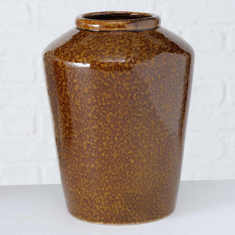 Vase Zandra H21cm braune Keramik