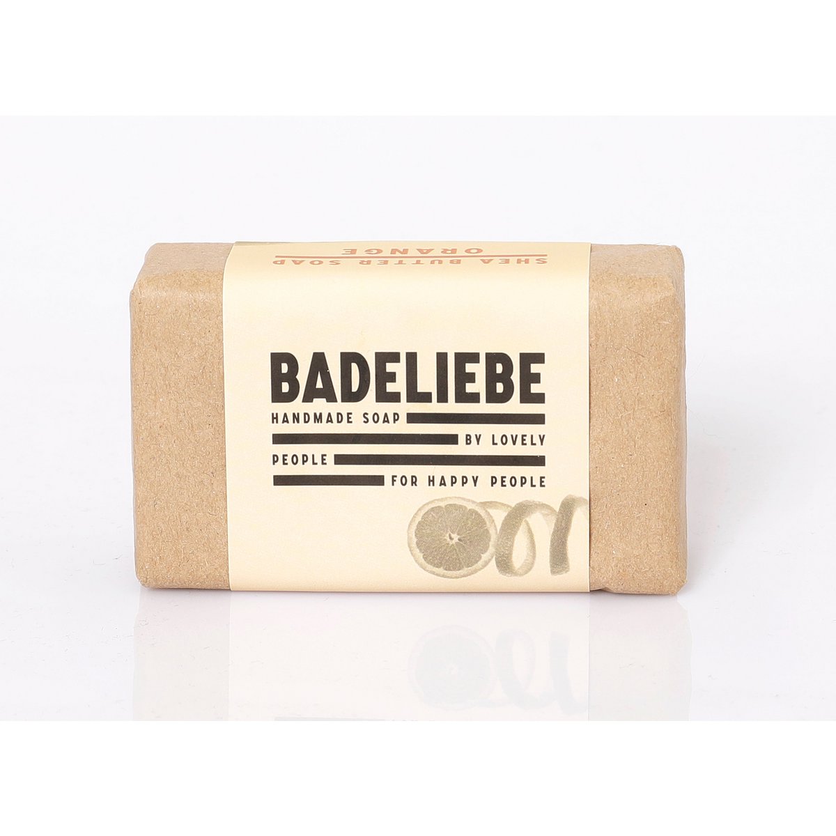 BADELIEBE - Savon au beurre de karité Hartseife Orange