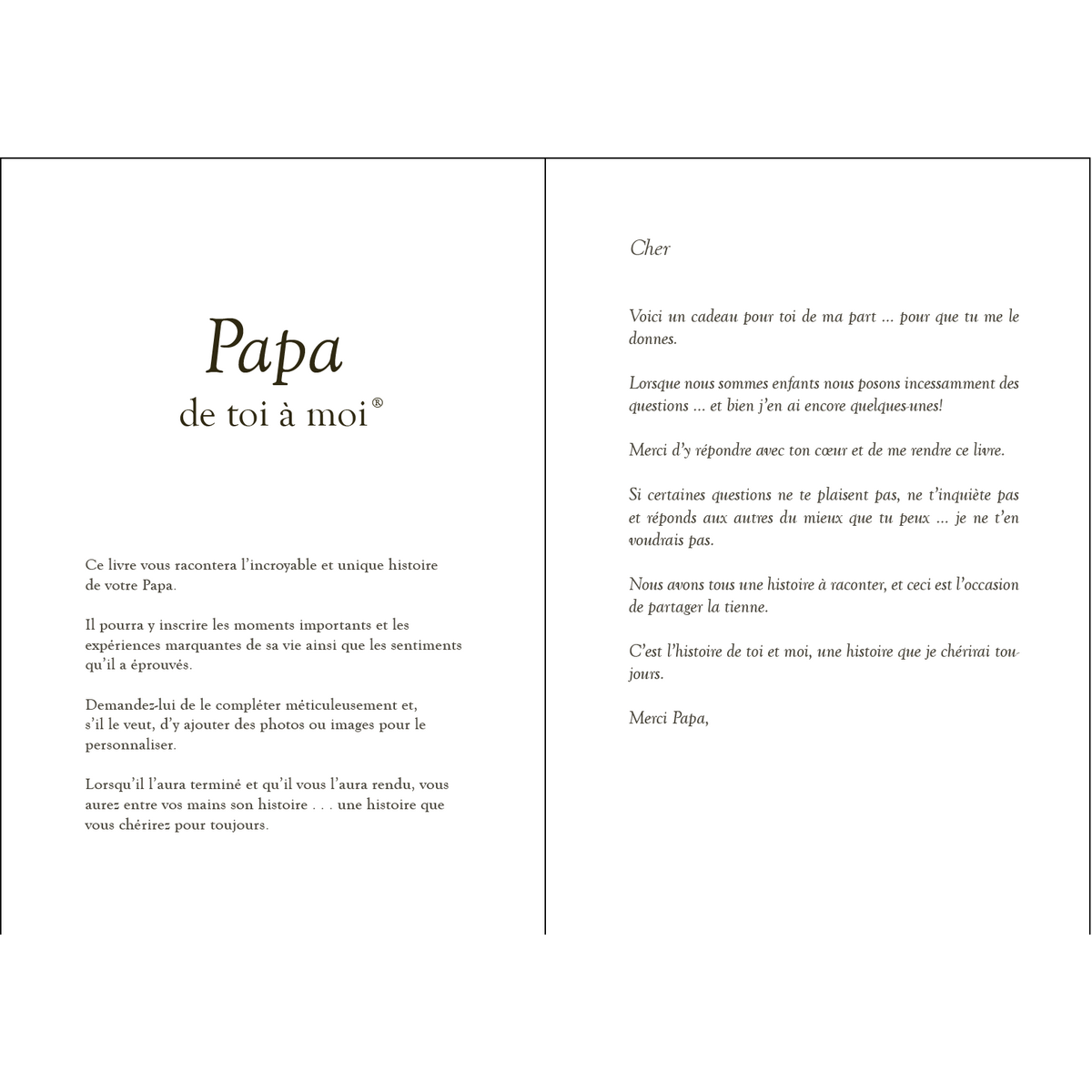 Papa - von dir zu mir