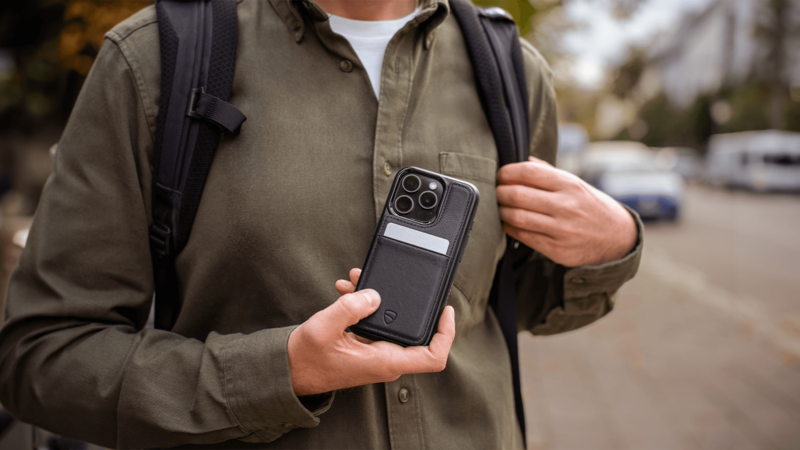 Custodia a portafoglio ETON per iPhone 16 Pro Max