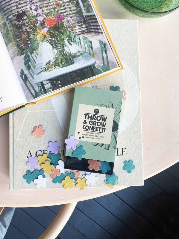 Throw and Grow confetti - mixed colors