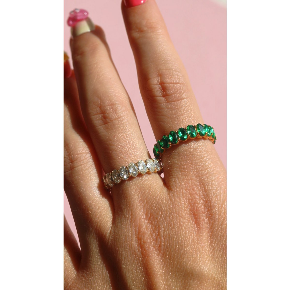 Ava - Eternity Ring Stack