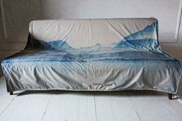 Plaid - Tenture - dessus de lit - 140x180 cm - Design Gilles Giacomotti