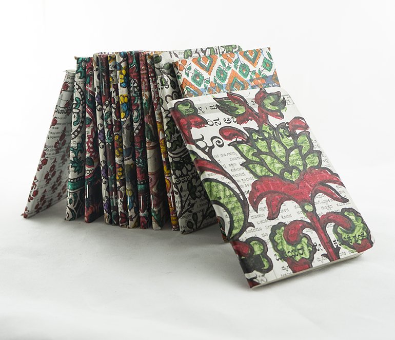 PROTEA NOTEBOOK IN PRINTED NEWSPAPERS AND RECYCLED PAPERS