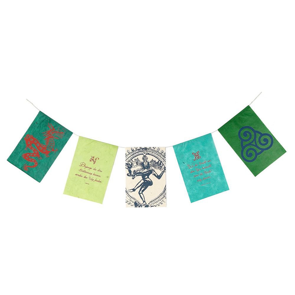 Wishing flags | Strenght | Greeting Card