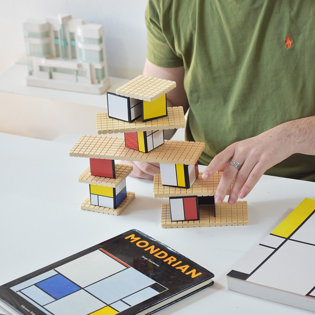 HOUSE of Mondrian Art Konstruktionsspielzeug