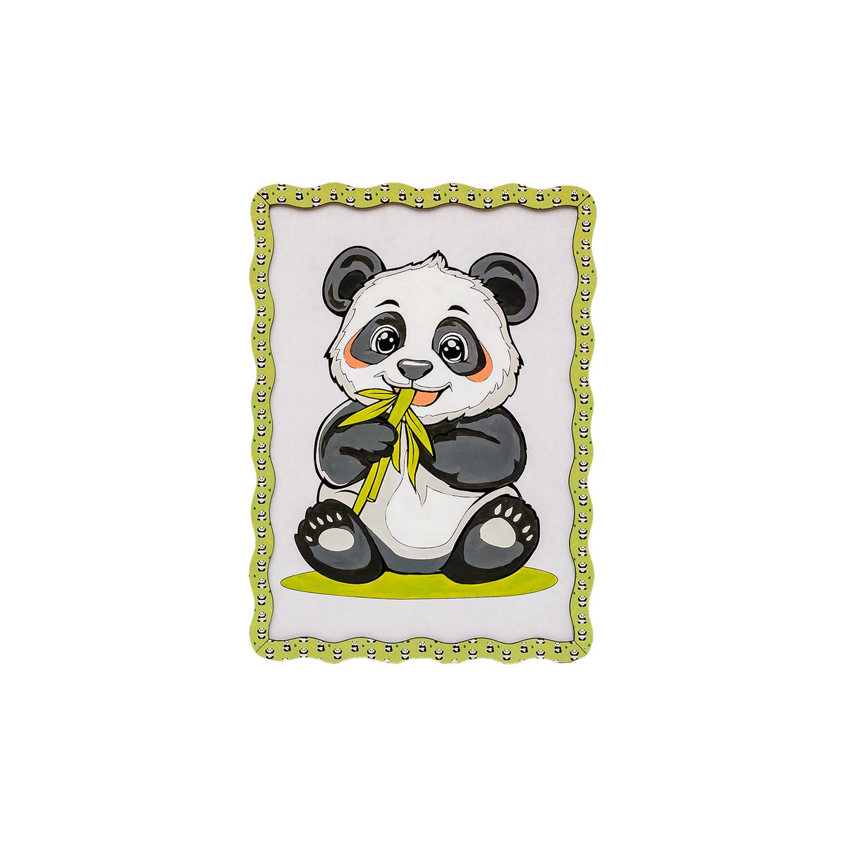 Panda Paint by Numbers Kit for Kids A4 Canvas