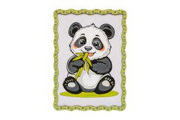 Panda Paint by Numbers Kit for Kids A4 Canvas