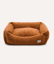 Mustard Shearling Hundeseng, Snozy