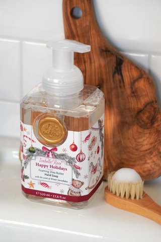 Schäumende Sheabutterseife Happy Holidays 520 ml Isabelle Rose
