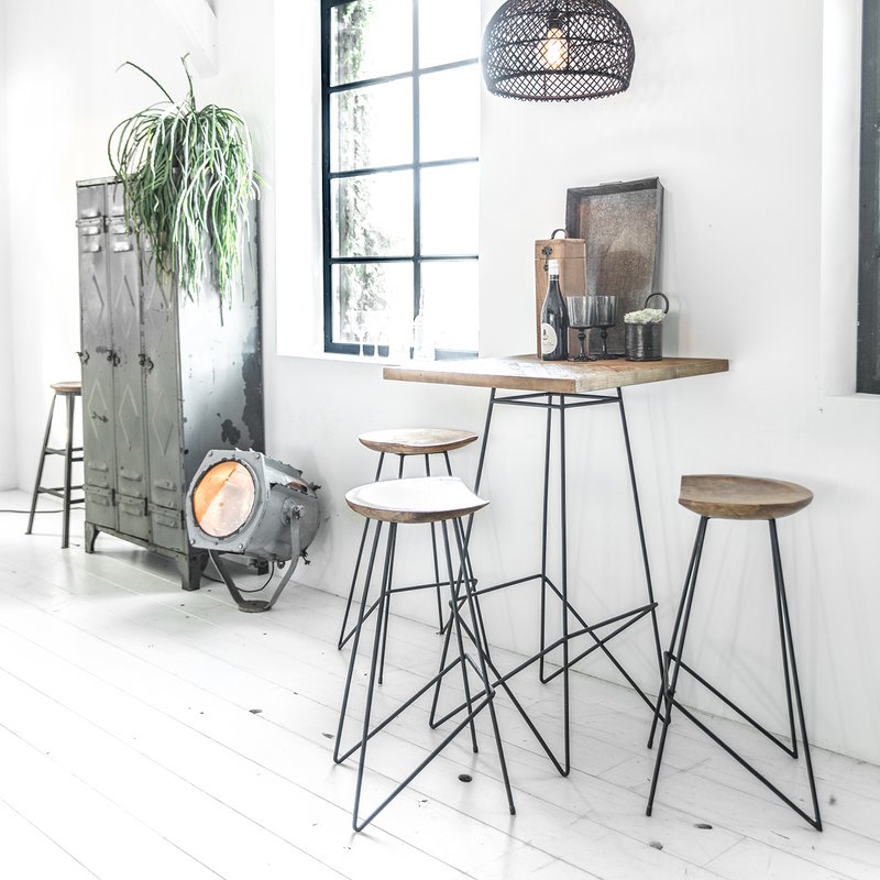 Loft barstol naturlig