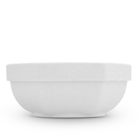 Delicatessen bowl hexagonal. 18x21cm buffet white