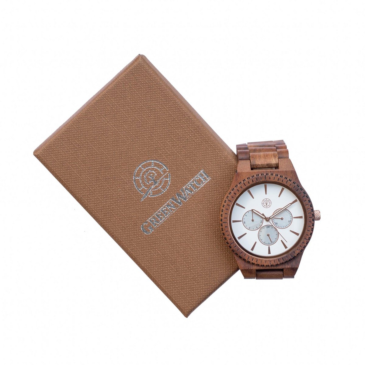 Greenwatch | Sydney | Holzuhr Unisex | Nussbaum