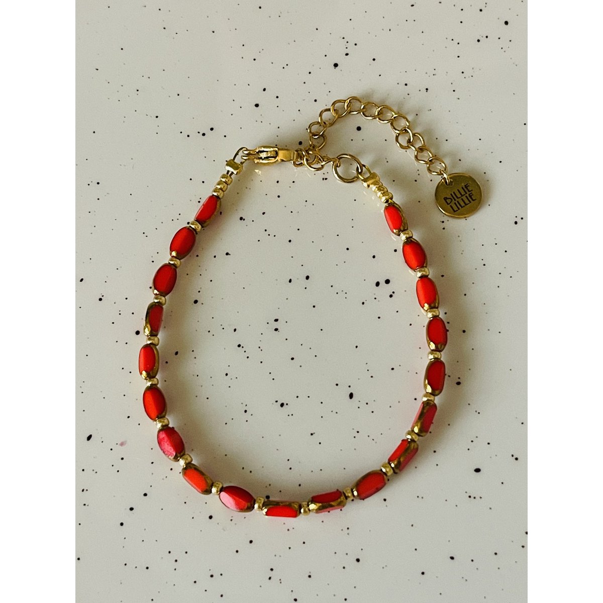 Bracciale Glassle Oranjerood