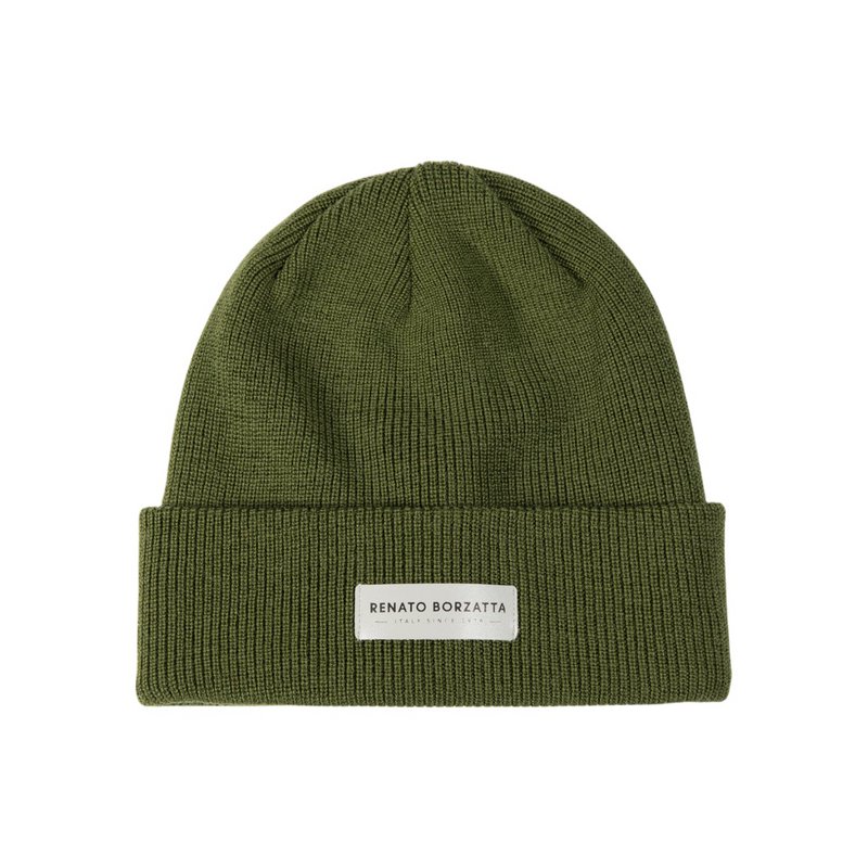RB5001E | Jersey à double gardien Monviso Beeh laine mélangée fabriquée en Italie. Couleur verte - une seule taille
