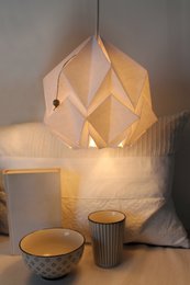 Origami Plain Color Paper Pendant - Size S