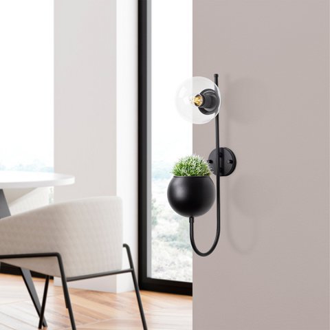 Pot 11470 Glass Wall Lamp