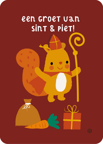 Sinterklaas eekhoorn