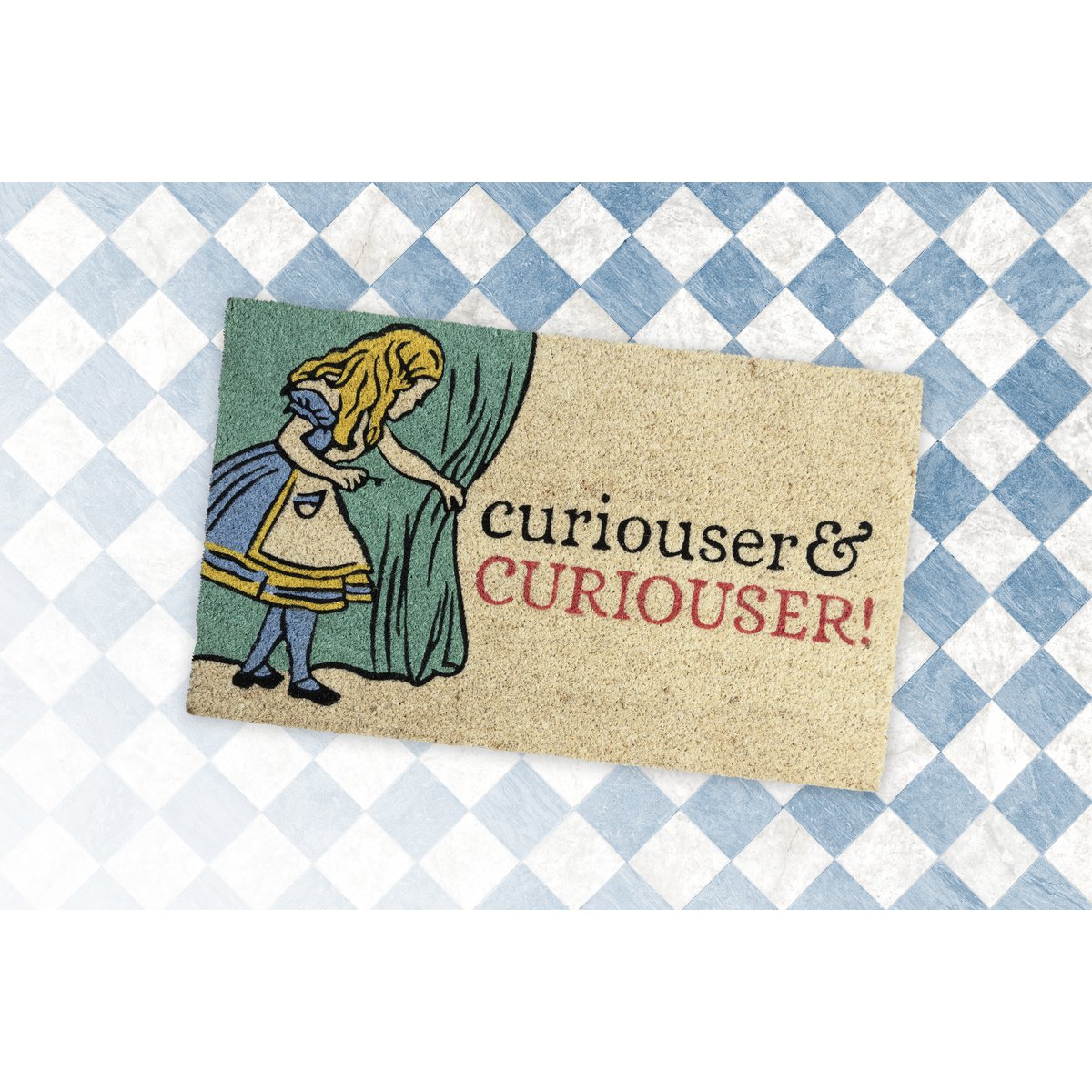 Victoria and Albert Museum Curiouser and Curiouser Coir Deurmat