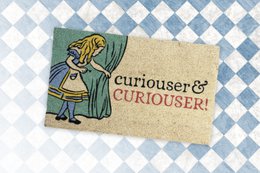 Victoria and Albert Museum Curiouser and Curiouser Coir Doormat