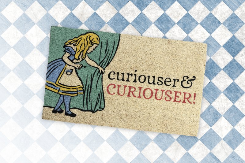 Victoria and Albert Museum Curiouser and Curiouser Coir Doormat