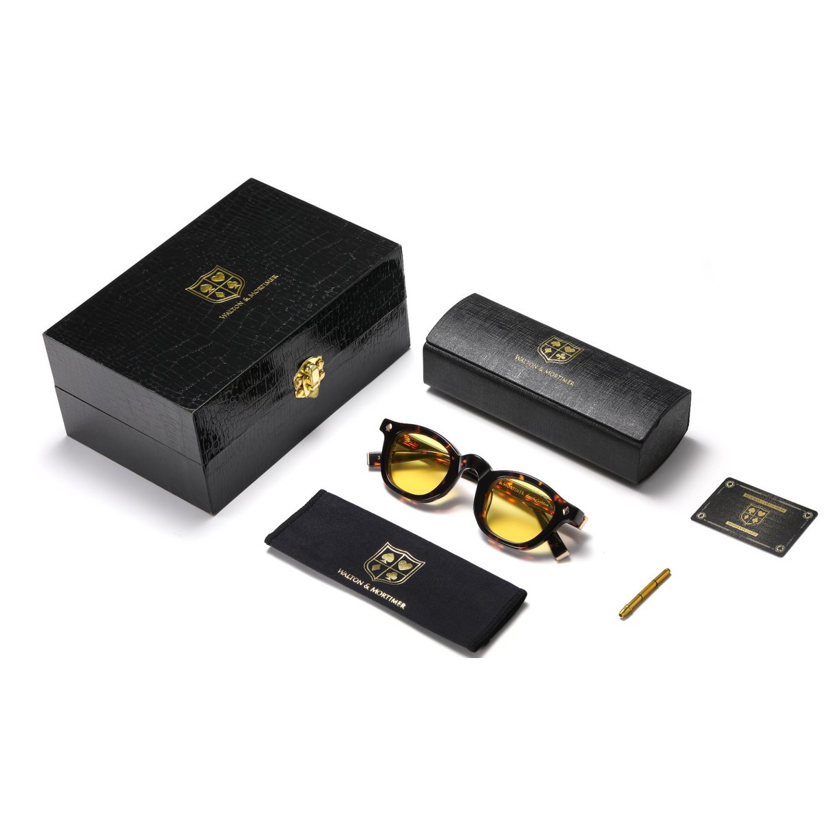 Walton & Mortimer Nr. 20 "Keaton" Havanna Sommer Sonnenbrille