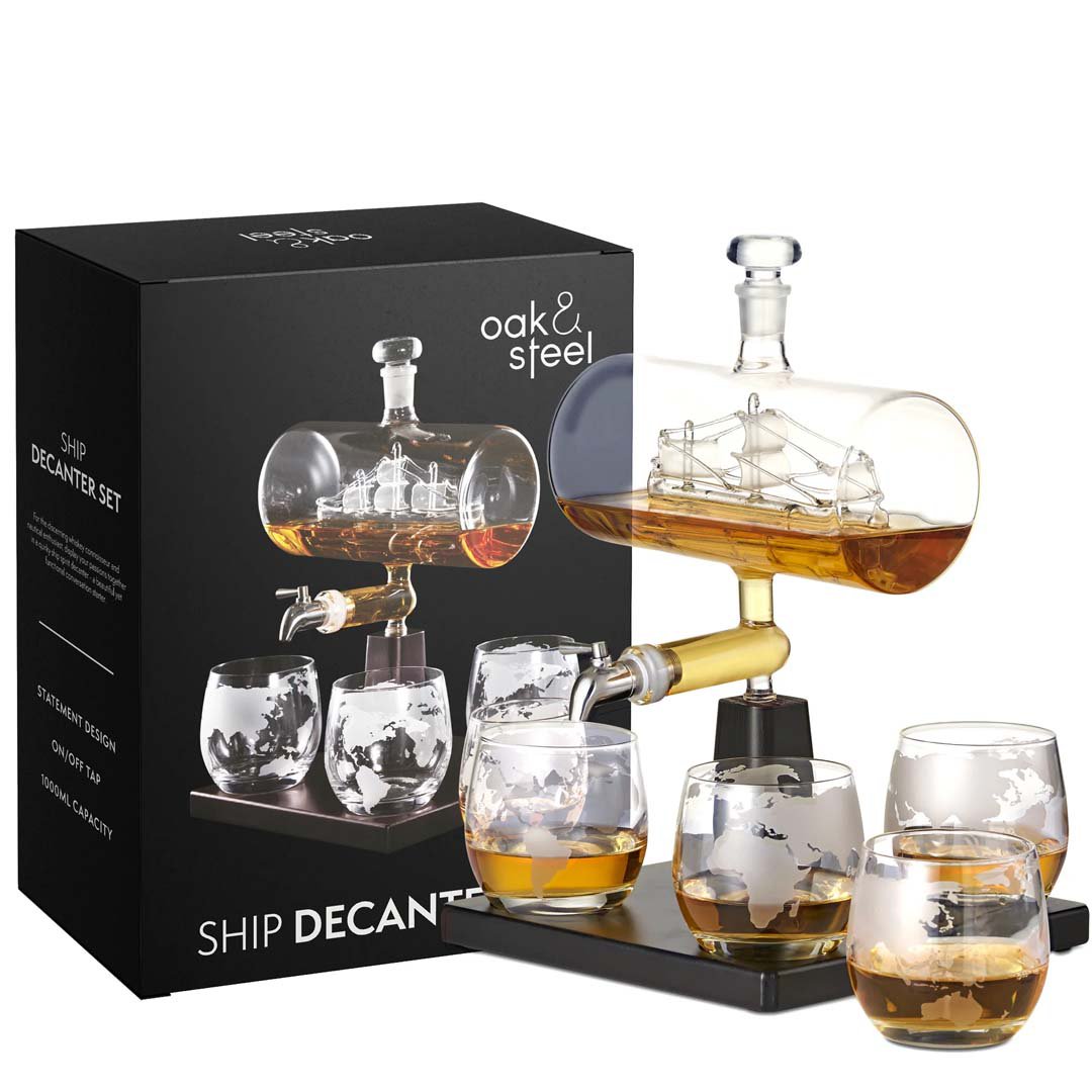 Whisky Decanter Set Schip