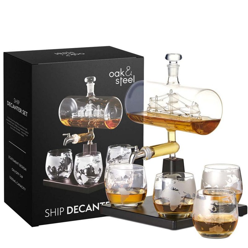 Whisky Decanter Set Schip