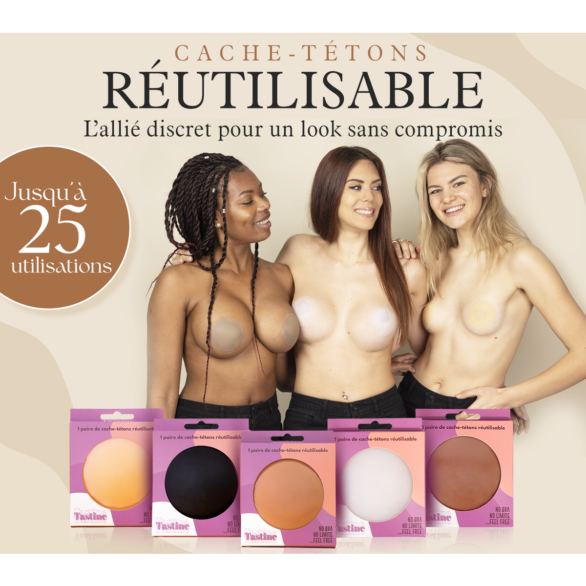 Reusable nipple covers